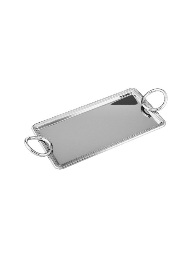 Dania ✨ Luxury Stainless Steel Serving Tray with Elegant Handles - Image 3